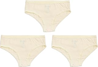 Habi Life Cotton Panty Set of 3 pieces Size 2 Years Girls - Yellow YF