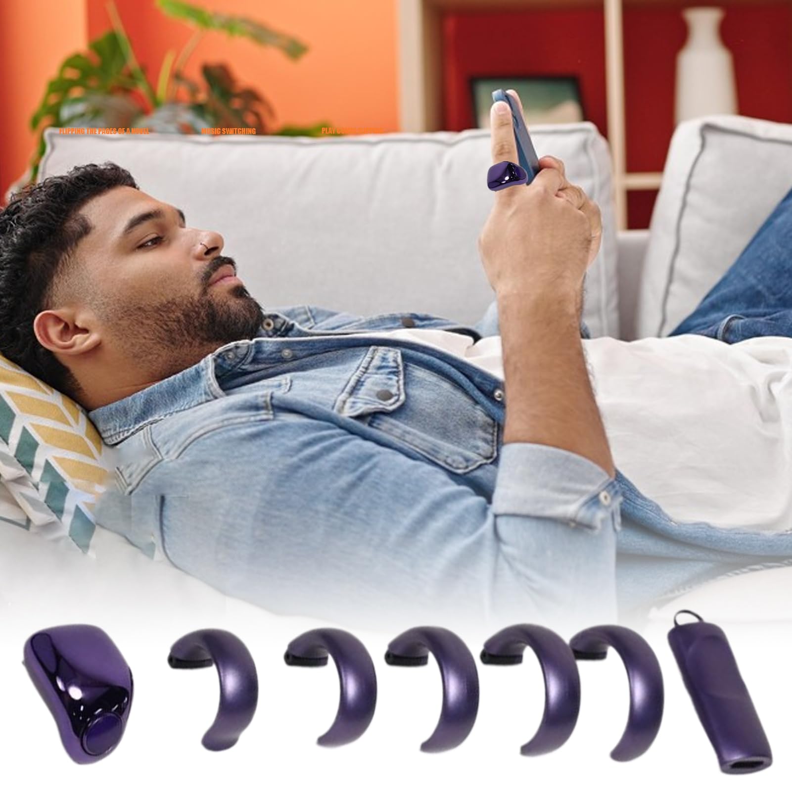 Compteur en Forme d'Anneau Numérique Électronique Portable | Bague Compteur Totalisateur Intelligent pour Porter au Doigt Pour Score De Golf, Chaîne De Crochet, Chapelet, Répétitions