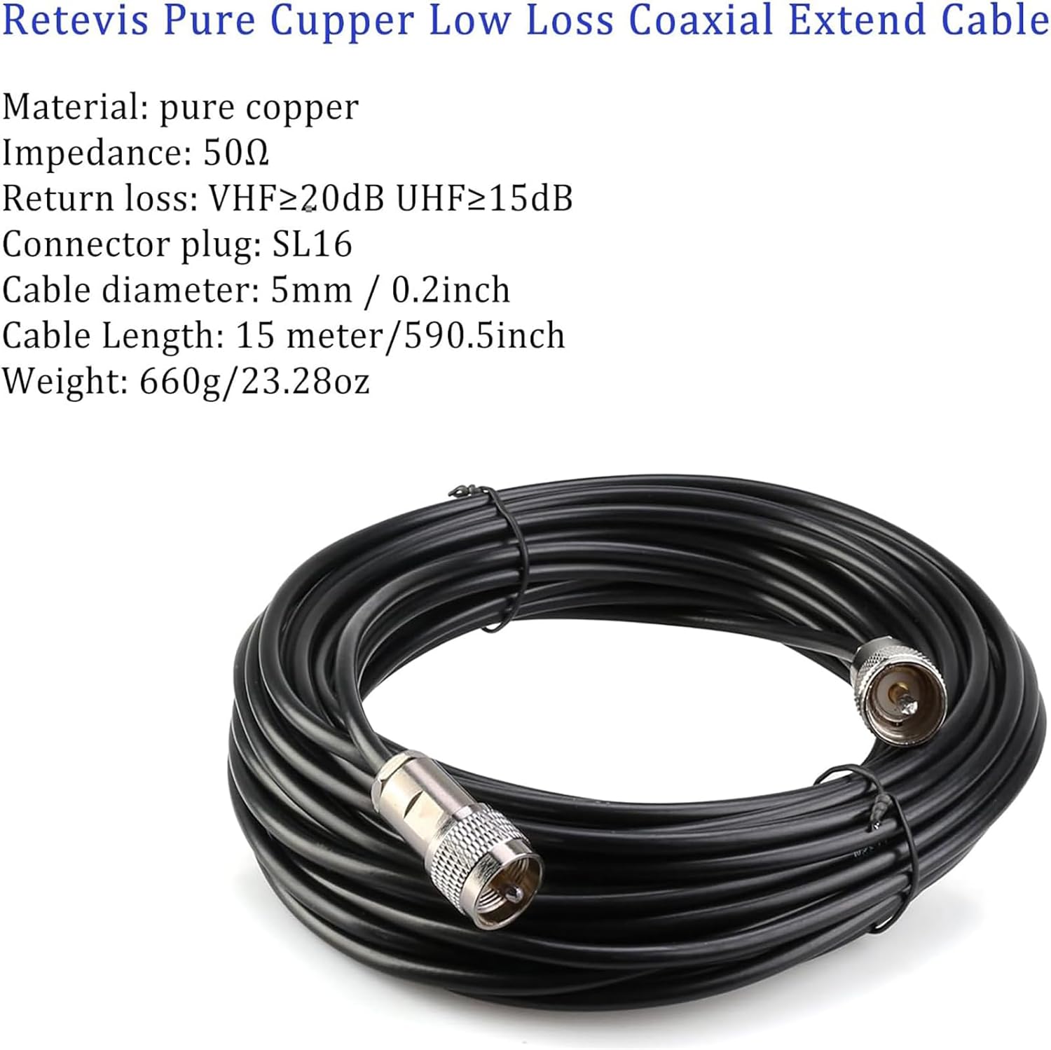 Retevis AM/FM CB Radio Kit, Includes MB1 Noise Reduction CB Base Station, 45 Inch Magnetic Antenna, 15m CB Coax Cable, Cigarette Lighter, Long Range Mobile Radio for Truckers, Offroad, Home