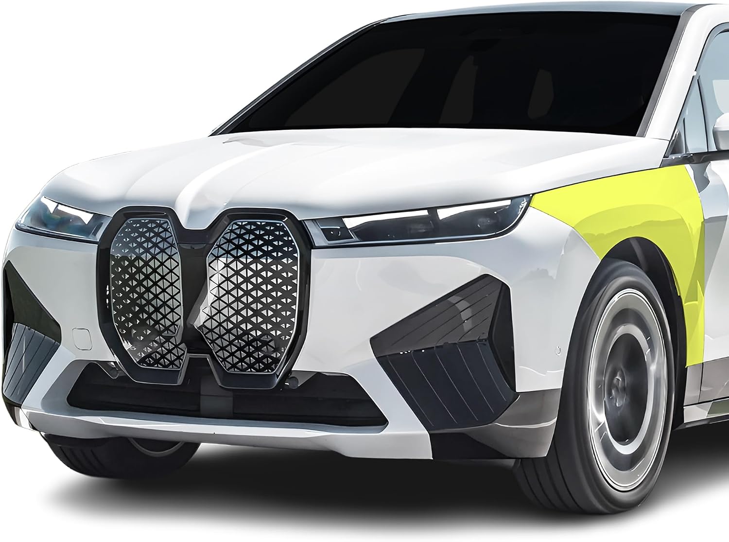 BOGAR TECH DESIGNS for BMW iX 2022+ Front Sides Premium Paint Protection PPF Film Kit Cover, Clear Bra