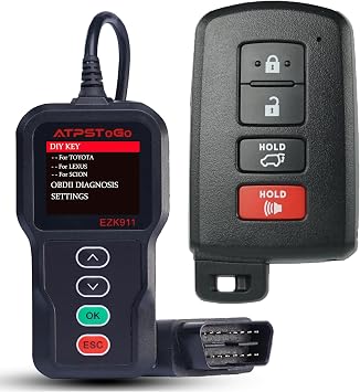 DIY Key Fob Replacement Kit Fits for Toyota Highlander 2014 2015 2016 2017 2018 2019, Sequoia 2020 2021 Keyless Entry Remote Control FCC ID HYQ14FBA 281451-2110 AG Board 89904-0E120