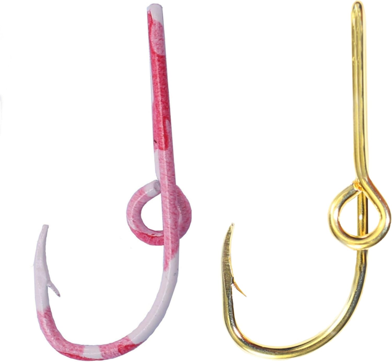 BT Outdoors Set of two Hat fish hook hat pins Pink Camo
