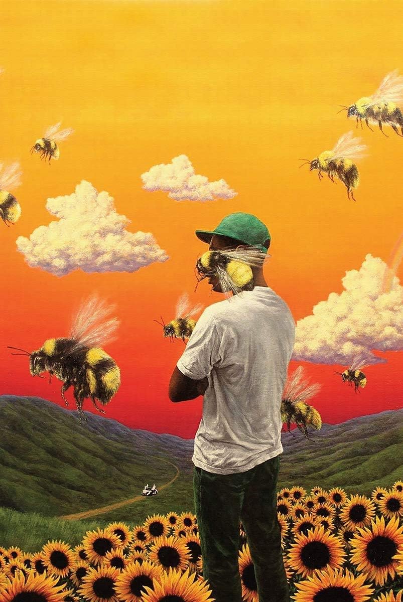 king of wonder by Tyler the creator : flower boy singer poster 12 x 12 Inch Poster