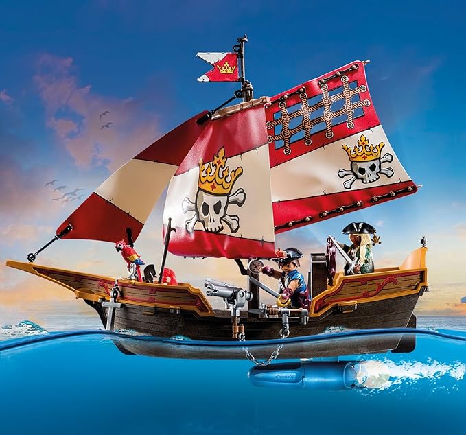 Playmobil Barco Pirata - Set de 101 Piezas para Niños 4+ miniatura 2