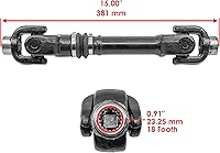 Vista 2 de Caltric Eje de transmisión de hélice trasero compatible con Can-am Renegade 570 850 4 X 4 mr 2017