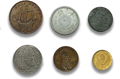 Miniatura 12 de IMPACTO COLECCIONABLES Moneda Mundial de la Segunda Guerra Mundial - 6 monedas utilizadas durante la Segunda Guerra Mundial por los alemanes