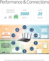 Vista 4 de ASUS RT-AX55 AX1800 Dual Band WiFi 6 Gigabit Router, 802.11ax, Lifetime Internet Security, Parental Control, Mesh WiFi Support, MU-MIMO, OFDMA, 4