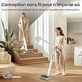 Lefant LS100 Aspirateur Laveur sans Fil, Nettoyeur de Sol Eau et Poussière, 2,65 kg Léger et Puissant, Design Plat 170°, Autonettoyage, Nettoyage des Bords, 60 Min, pour Sols Durs - 8