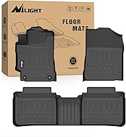 Vista 14 de Nilight Alfombrillas de TPE para Toyota Avalon 2013 2014 2015 2016 2017 2018 para todo tipo de clima, ajuste personalizado, forros de piso