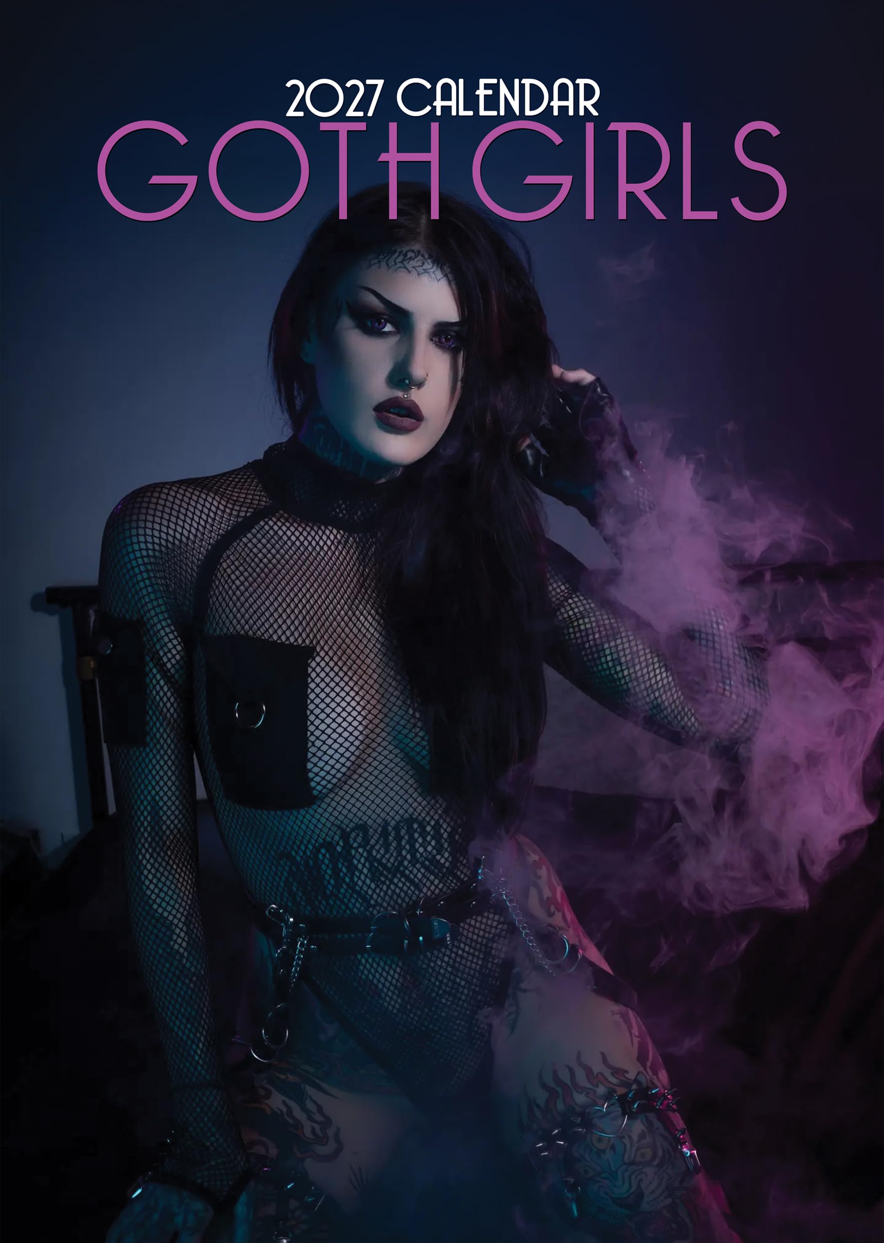 Calendario 2027 A3 Goth de pared con ilustraciones góticas oscuras 3