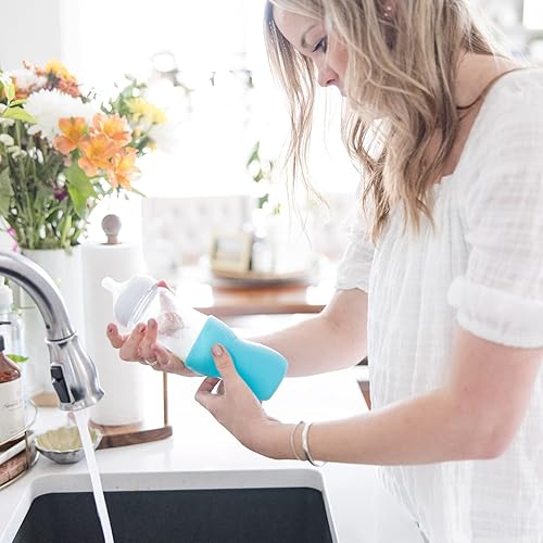 Miniatura 4 de Olababy manga de silicona para vasitos AVENT Rosado Blue, Green, Pink