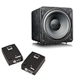 SVS SB-1000 Pro Sealed 12-Inch Subwoofer Bundle Soundpath Wireless Audio Adapter Full-Range Transmitter/Receiver - Black Ash