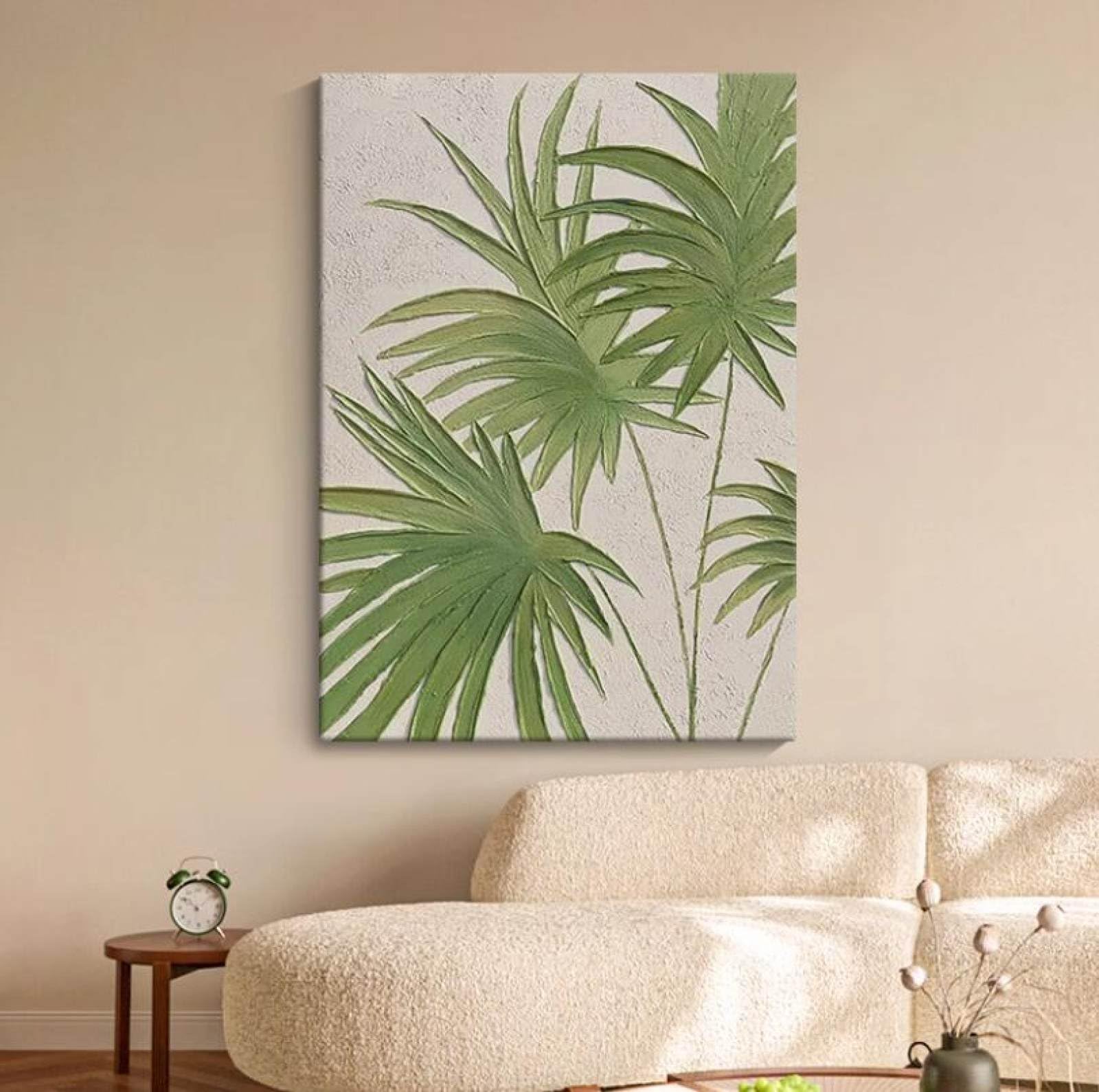 Peinture à l'huile de texture abstraite minimaliste et art mural sur toile grand format