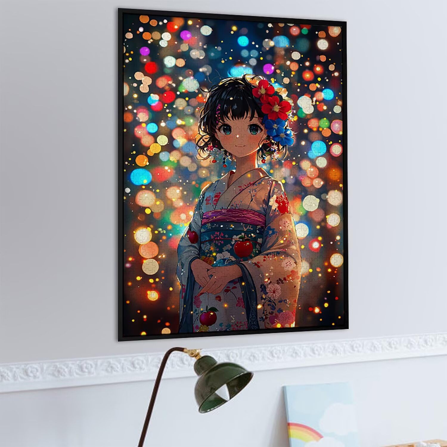 1000 sztuk puzzli, kobieta gejsza 1000 sztuk puzzli dla dorosłych, prezent rocznicowy, prezent świąteczny, dekoracja domu, zapobieganie degeneracji mózgu u osób starszych v-940