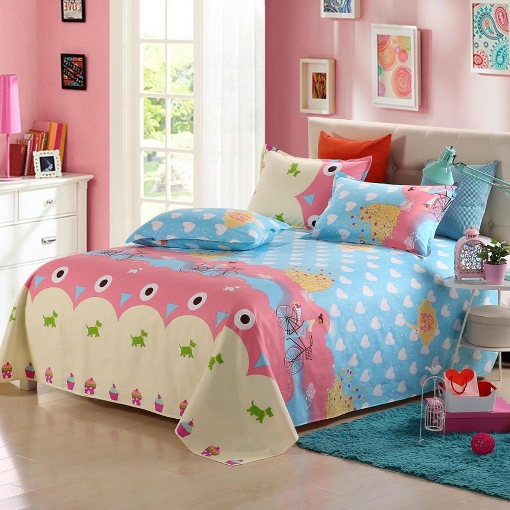 Drap matelassé en sergé de coton chaud imprimé bande dessinée 250x230