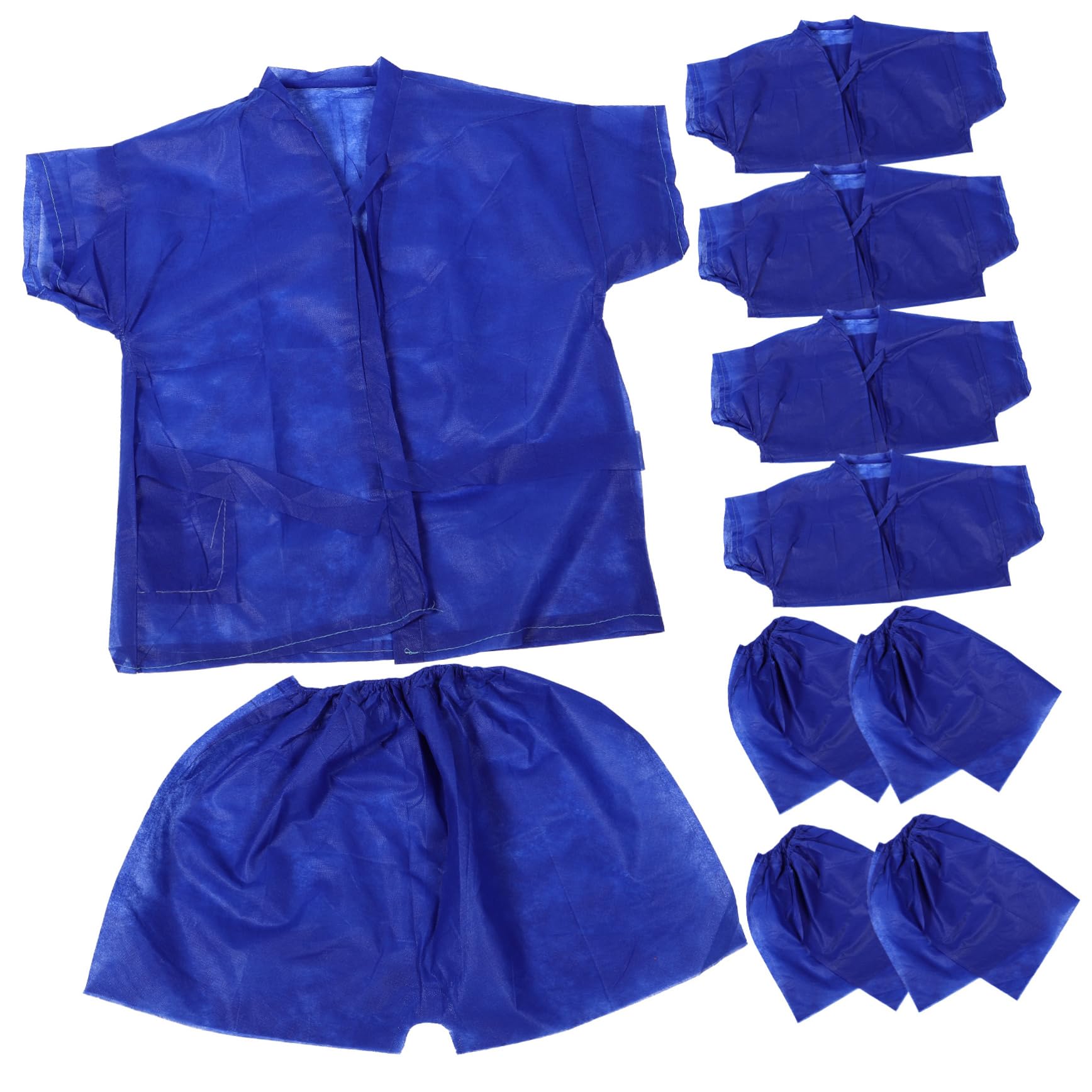 ifundom Schweißanzug Für Herren Saunaanzug Für Damen Männer Taille Spa-wrap Aus Vliesstoff Saunaanzüge Gewichtsverlust Im Saunaanzug Blau Polyester (polyester)