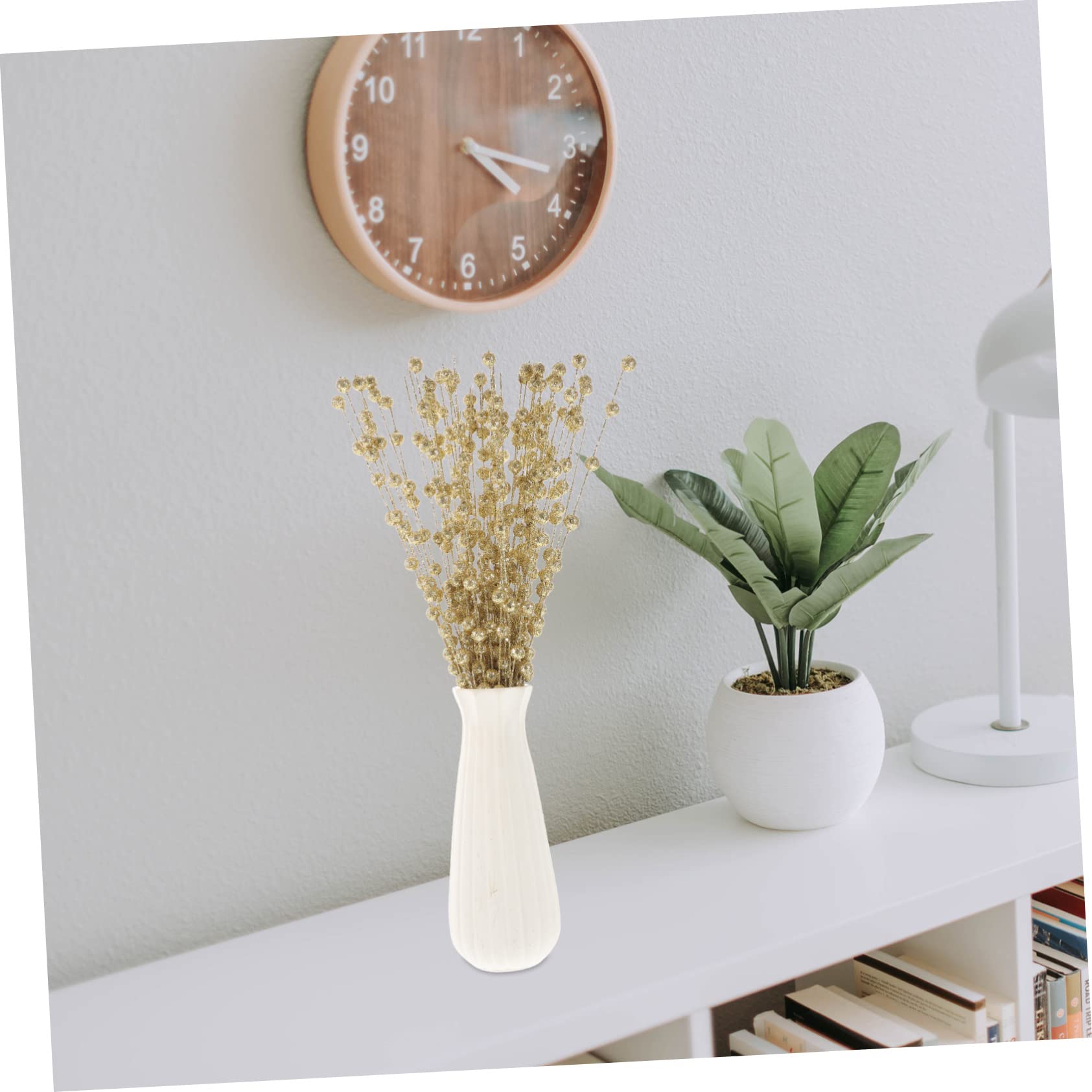 Cabilock De Artificial Brillo para Decoración Navideña Arreglos y Manualidades De Follaje De para