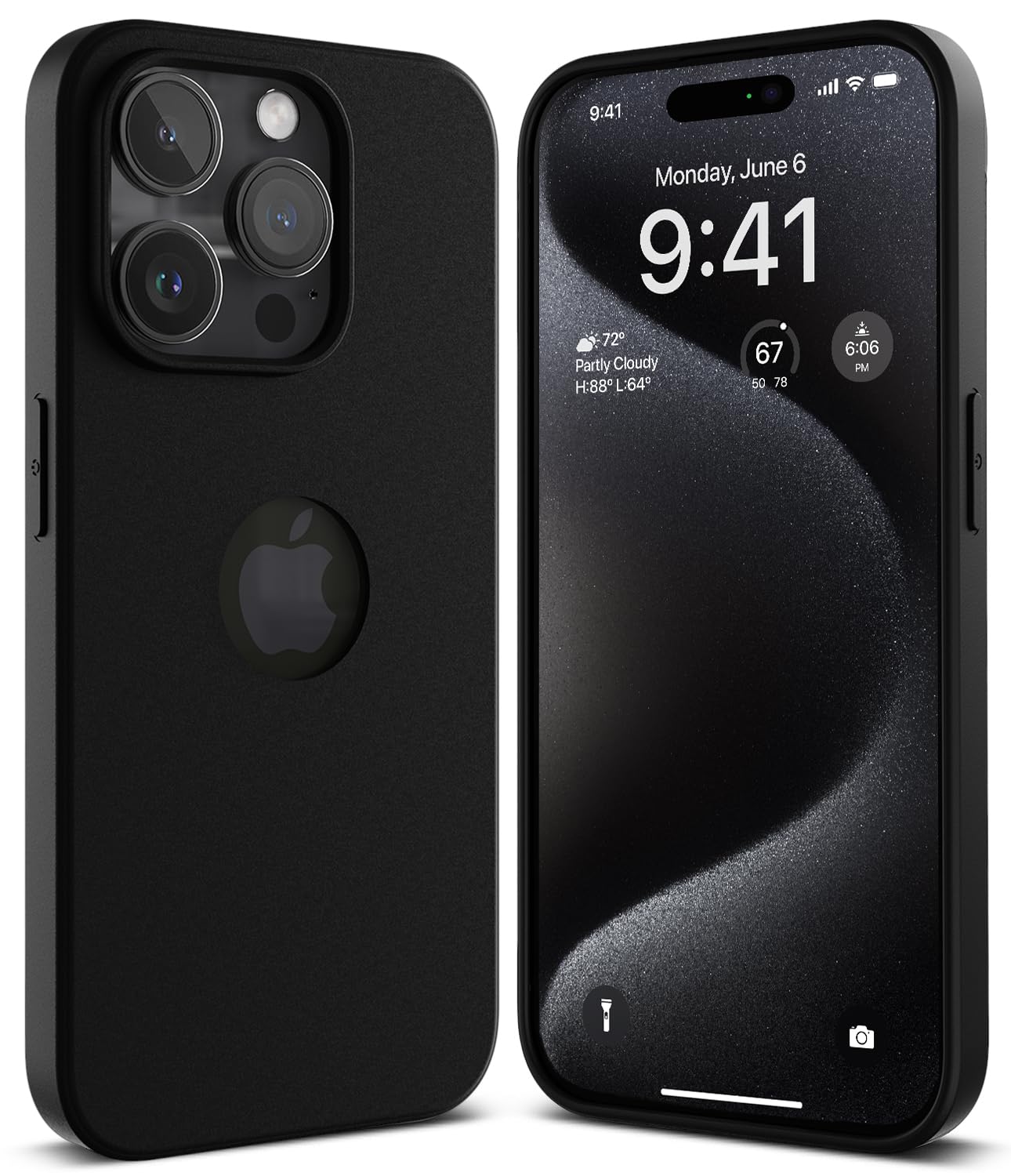ExpressB® for iPhone 15 Pro Case Cover Matte Finish | Round Cut for Logo Visibility | Slim Fit Silicone Soft Matte Back Case for iPhone 15 Pro - Black (B0CNX934RC) Amazon Price History, Amazon Price Tracker