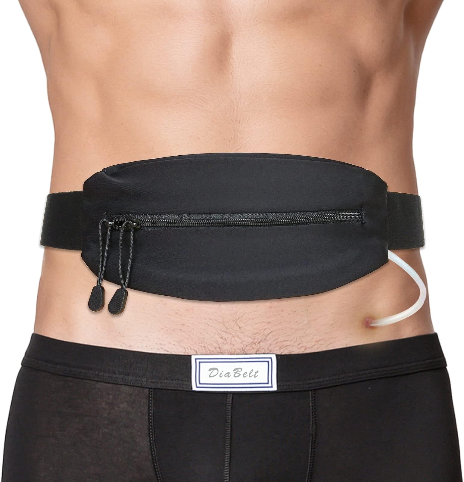 Peritoneal Dialysis Belt PD Catheter Transfer Set Holder Large Pocket G-Tube Abdominal Peg Feeding Tube Belts Supplies for Adults Women Men