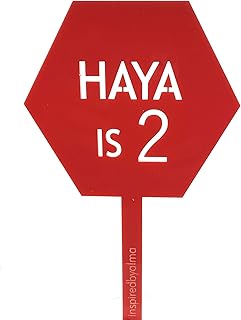 Custom Personalised Acrylic birthday name and Age cake topper. Happy Birthday cake topper. 30th, 40th, 50th cake topper. Customised any age and name. Hexagon Acrylic