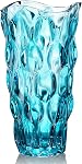 CEMABT Vases en verre pour fleurs, Épaisseur 3.4 lb Vases Morden pour Tables Centerpieces, vase pour Décor à la maison, Cristal, Couleur, Vintage et Rose claire Vases de Noël de grande taille Cadeaux d'action de grâce (Pink)