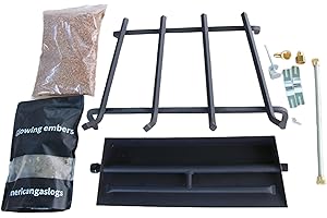 18"-30" Professional Gas Log Set Propane Gas Burner with Adjustable Flame