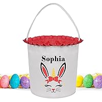 Vista 36 de Canastas de Pascua para niños y niñas, cesta de Pascua personalizada para niños, cesta de caza de Pascua, cesta de huevos de Pascua, cestas vacías