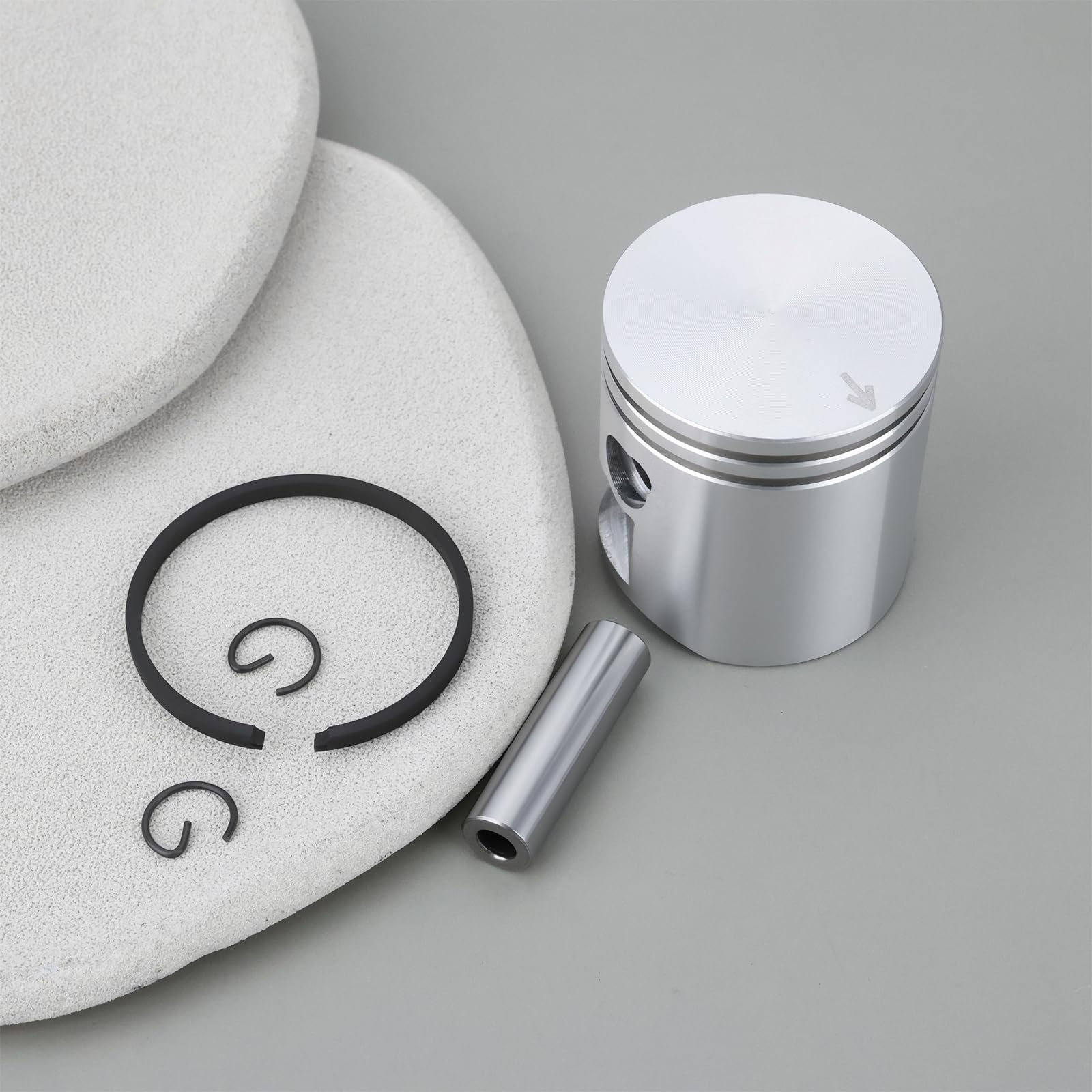 Kit Piston de Moteur de Souffleur 34 Mm 4241 030 2008 Compatible avec Stihl BG56 SH56 SH86 4241 030 2008