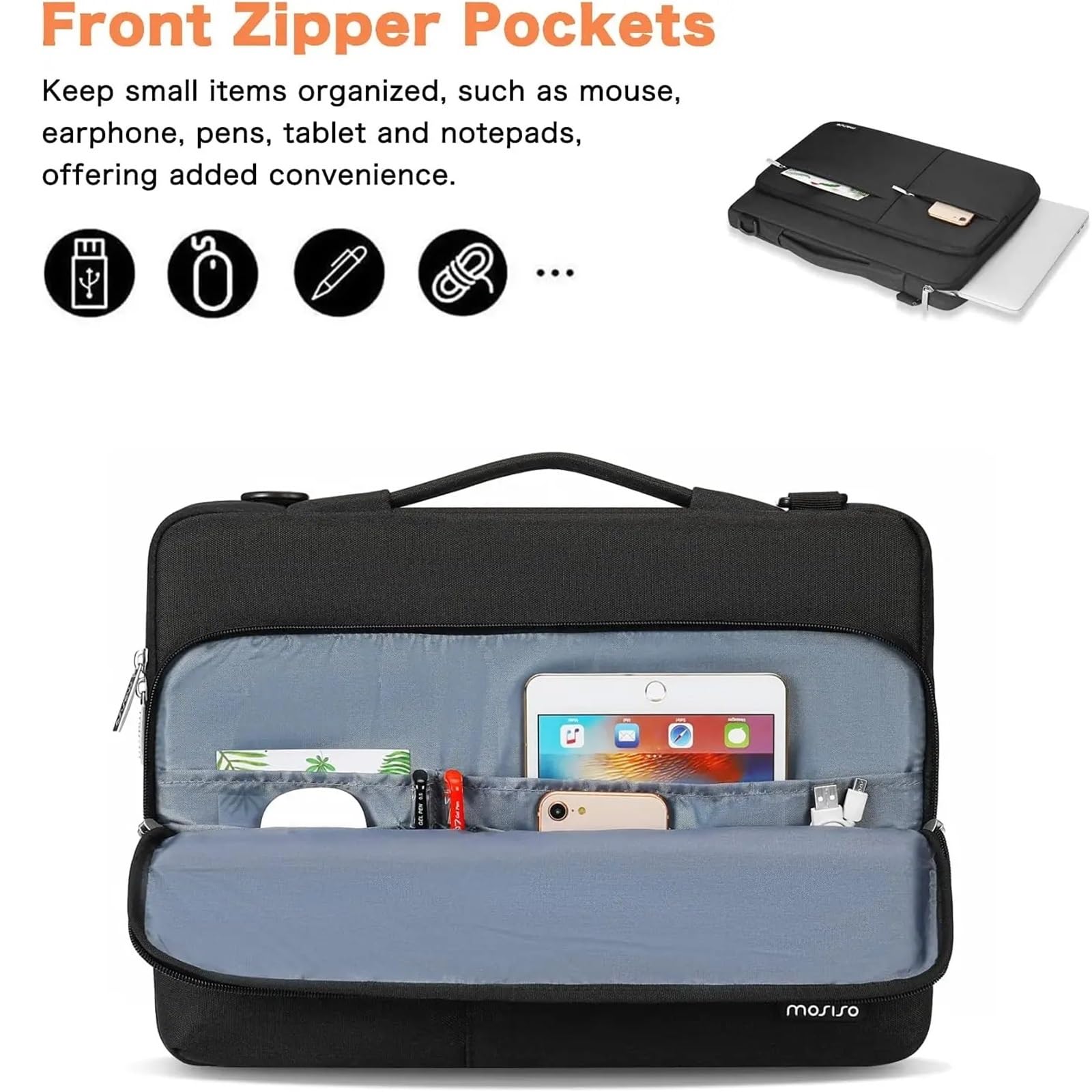 Valigetta Porta Documenti Borsa a tracolla for laptop, valigetta, custodia In Viaggio D'Affari