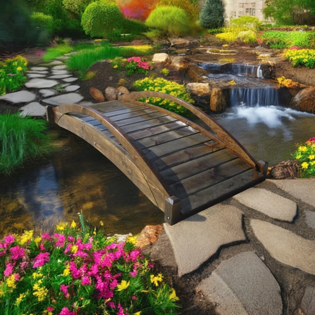 SamsGazebos Basho Garden Bridge 6 ft.