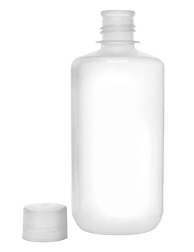 Miniatura 3 de EISCO Botella de reactivo, 33.8 fl oz - Boca estrecha con tapón de rosca - Polipropileno - Translúcido