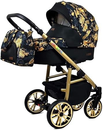 gold stroller set