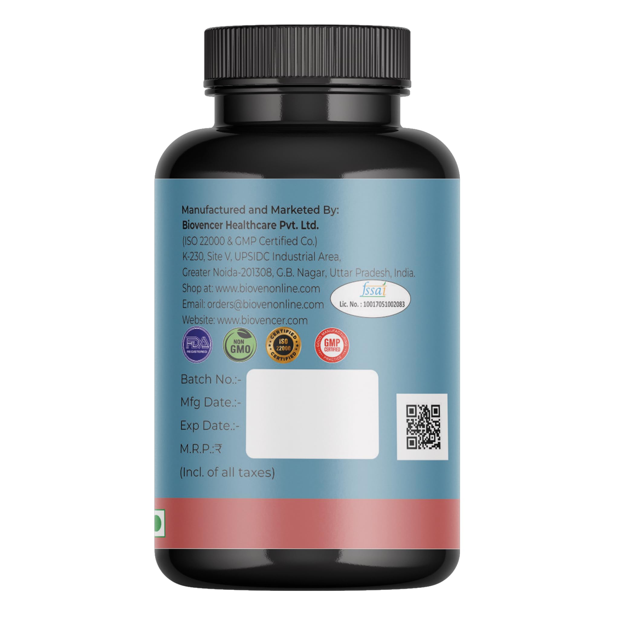 Biovencer Co-Enzyme Q10 Capsules 60 Veg | CoQ10 Supplement for Heart Health Support & Daily Energy | Antioxidant Wellness Formula 1