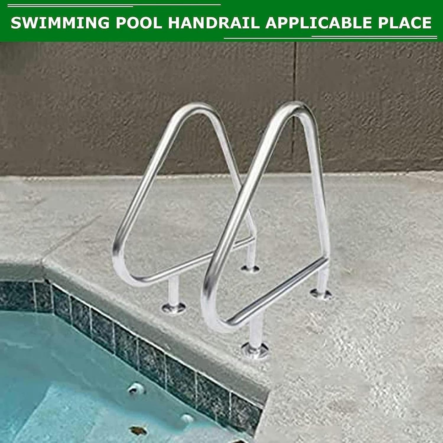 Pool Hand Rail,Pool Handrail Swimming Safety Rail Railing Handrails
