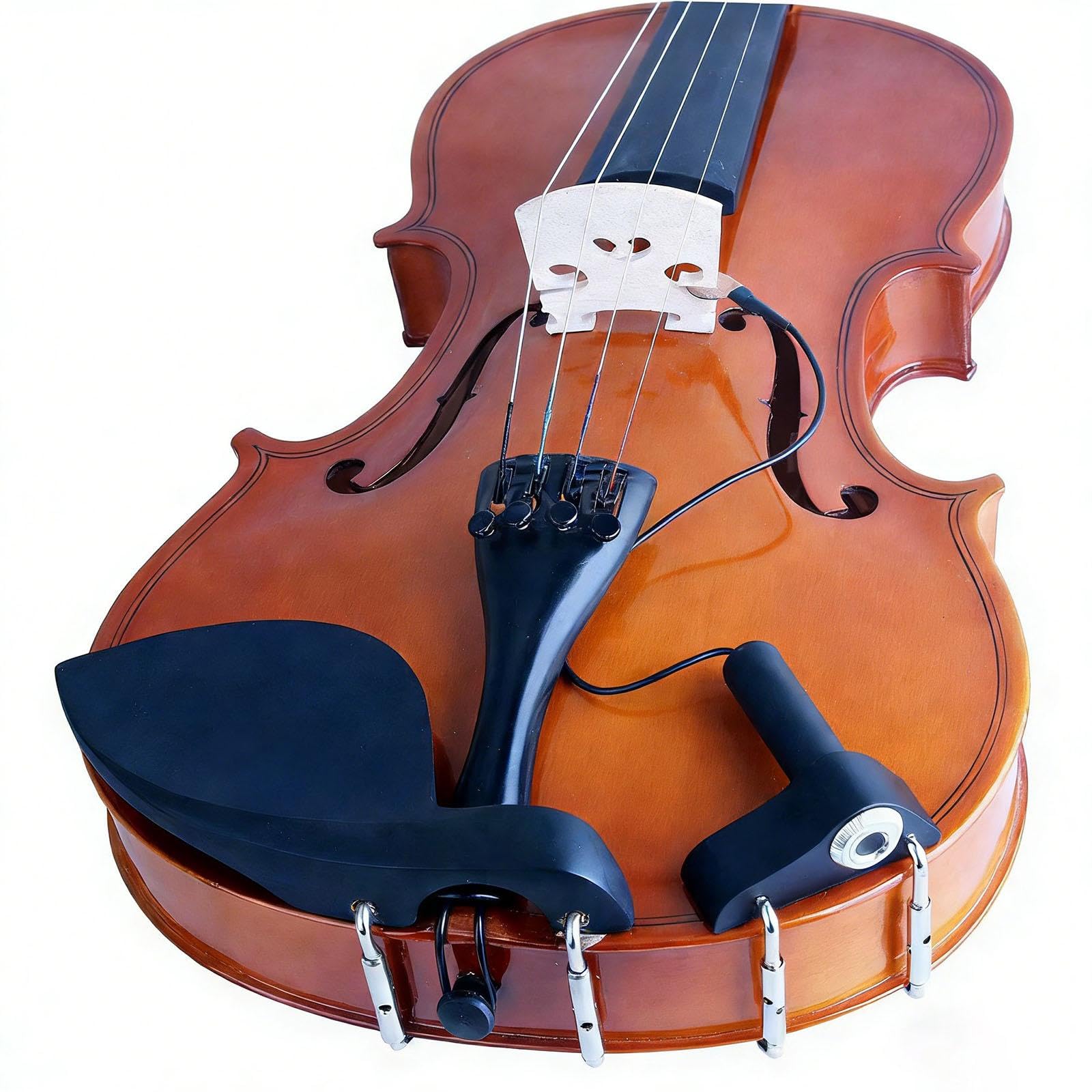 MagiDeal Pastilla de violín, accesorios para instrumentos musicales, piezas portátiles para instrumentos de cuerda, volumen ajustable para presentaciones en