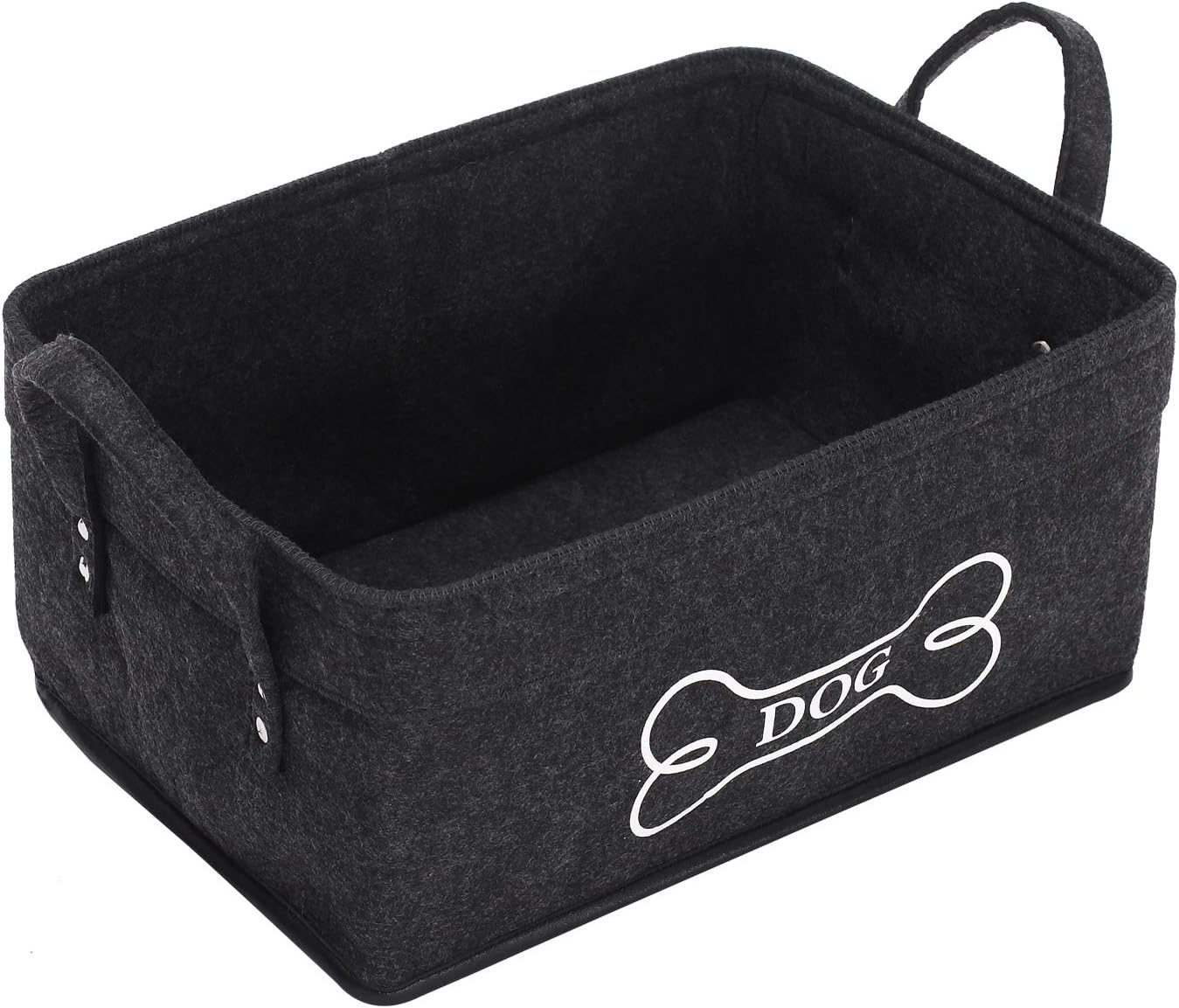 Xbopetda Soft Felt Storage Bin Dog Toy Storage Bin Pet Supplies