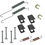 Rear Drum Brake Hardware Combination Spring Pin Kit Set Compatible with Honda Civic Fit