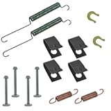 Rear Drum Brake Hardware Combination Spring Pin Kit Set Compatible with Honda Civic Fit