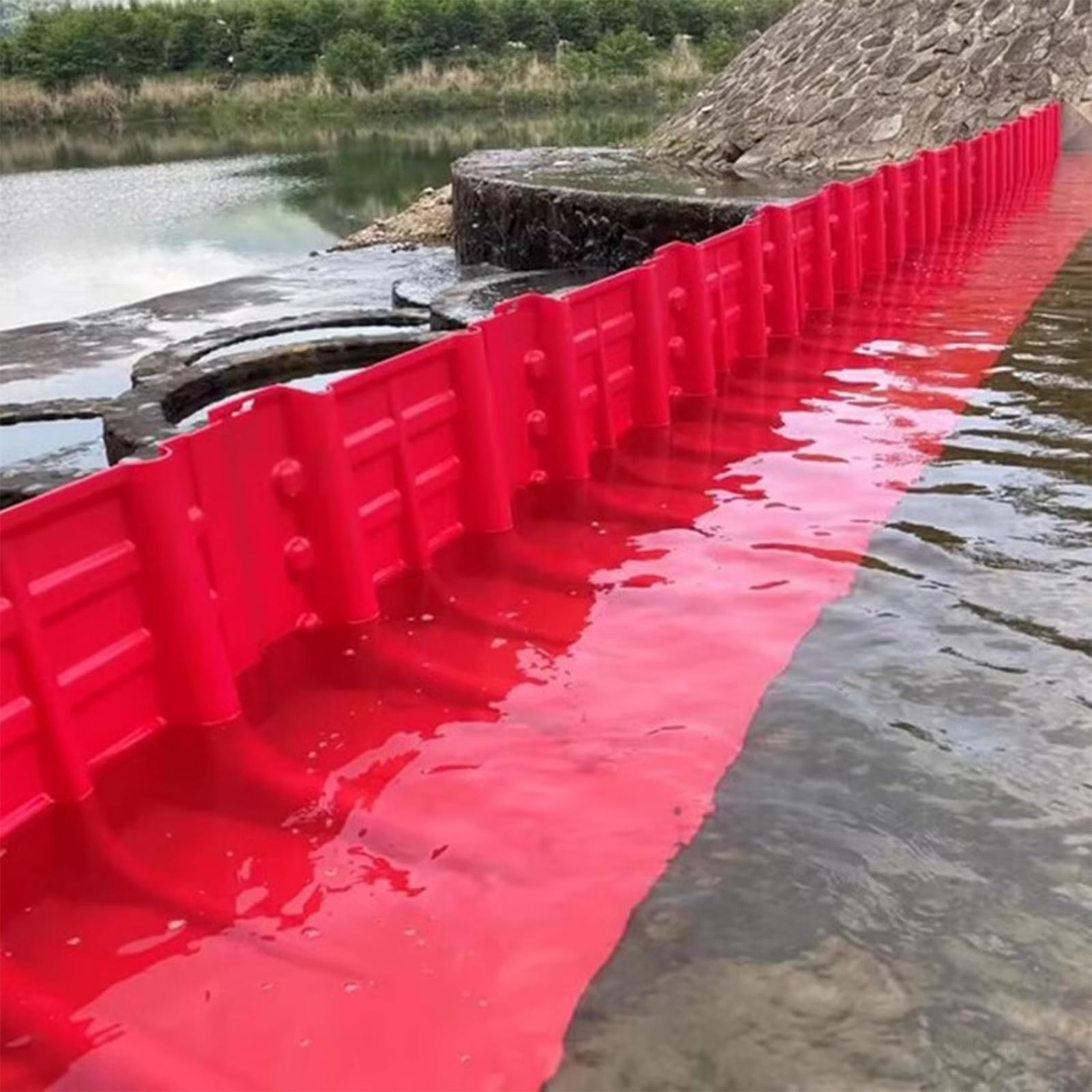 Amazon.com: TXGJWRA Flood Protection Barrier, ABS L-Type Flood 