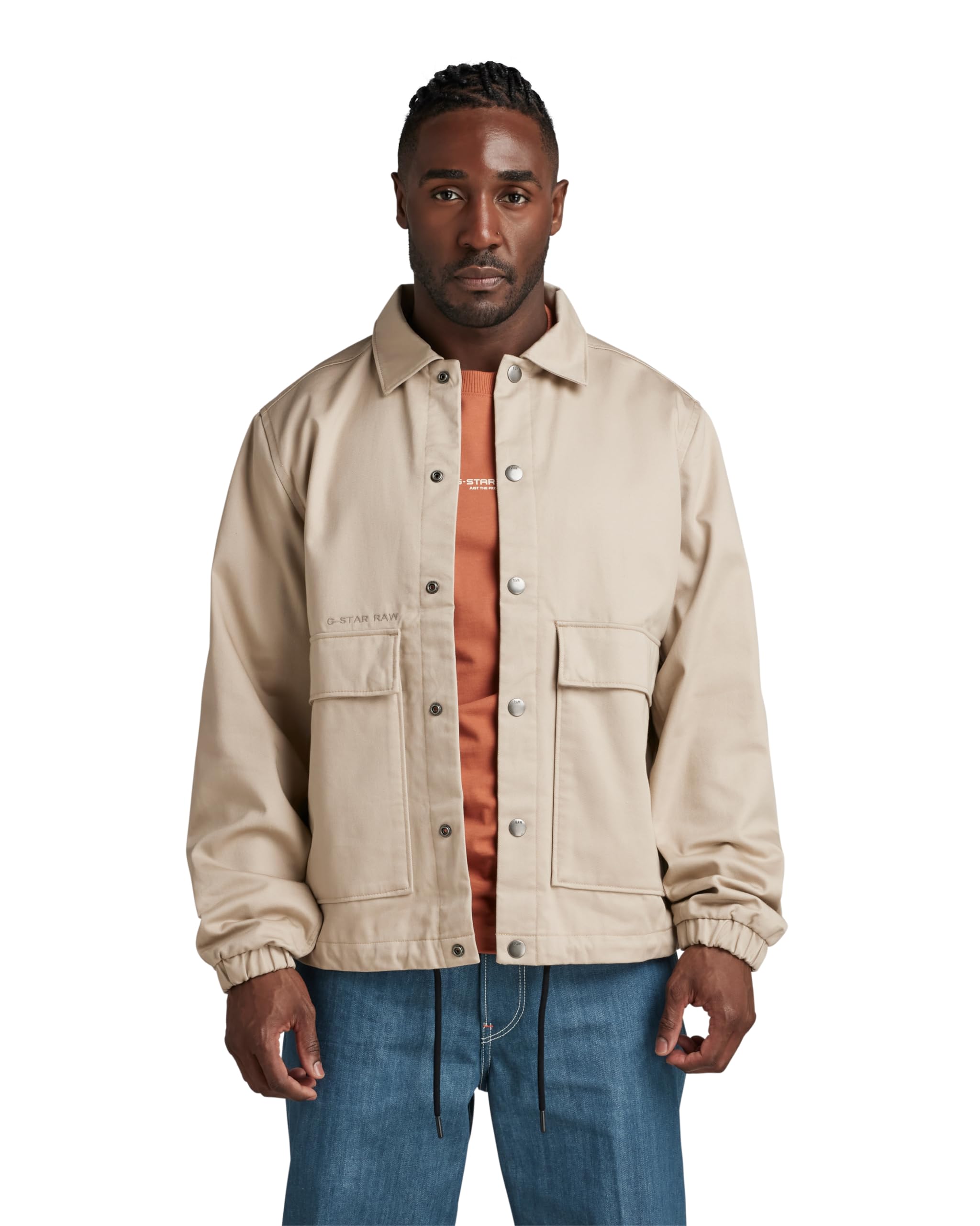 G-STAR RAW Men's Coach Jacke, Beige (dk brick D22895-C981-1214), M