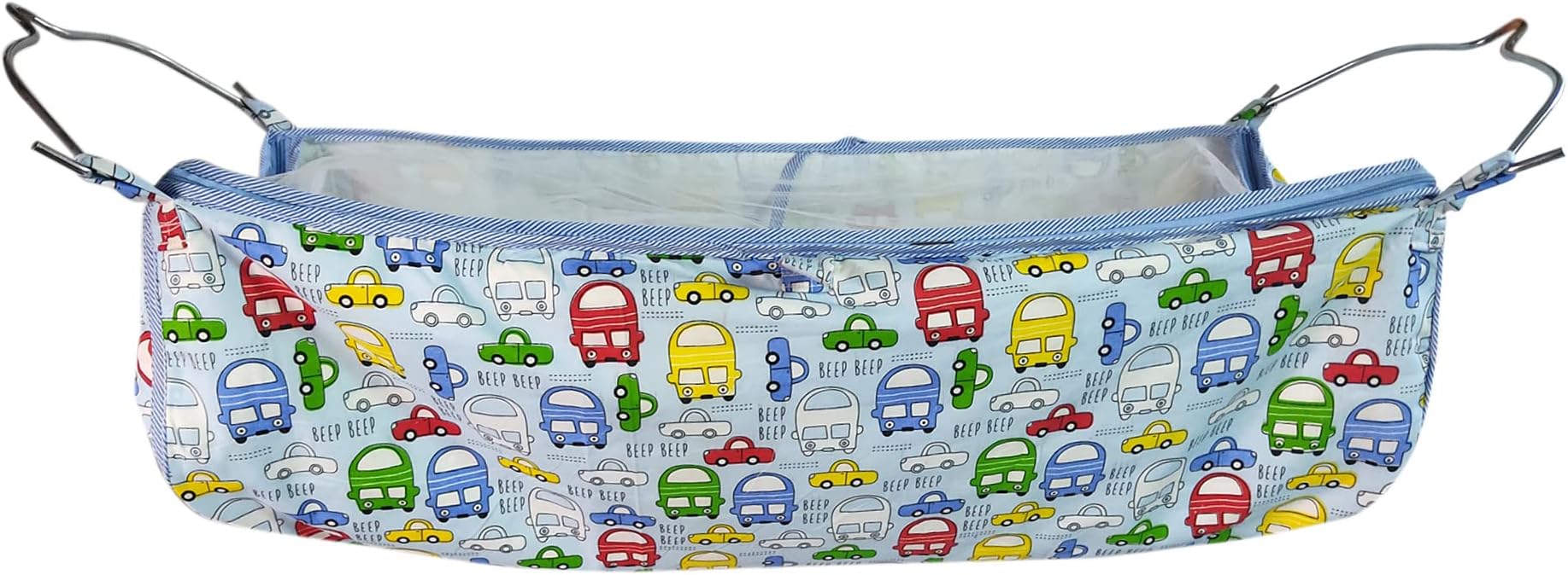 Multipro Soft Cloth Swing New Born Baby Cradle/Ghodiyu Hammock in Cool Cotton with Net, Blue