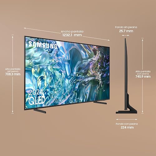 Samsung TV QLED 4K 2024 55Q60D Smart TV de 55" avec Plus d'1 Milliard de Couleurs, Couleurs certifiées, Le Meilleur Smart TV et contrôlez Votre Maison avec SmartThings - 3