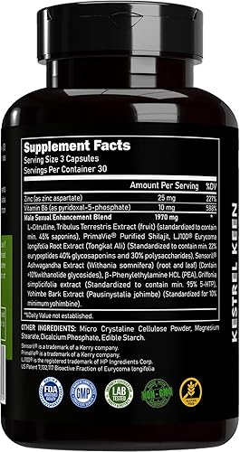 Miniatura 10 de Píldoras sexuales para hombres, duran más en la cama y mejoran la sensibilidad a la erección, incluye LJ100 Tongkat Ali probado en laboratorio,