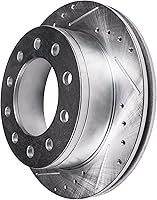 Vista 55 de Detroit Axle - Rotores de freno delantero para 4WD 6-Lug 2004-2008 Ford F-150 Lobo, 2006-2008 Lincoln Mark LT Rotores de freno 2005 2007 Reemplazo