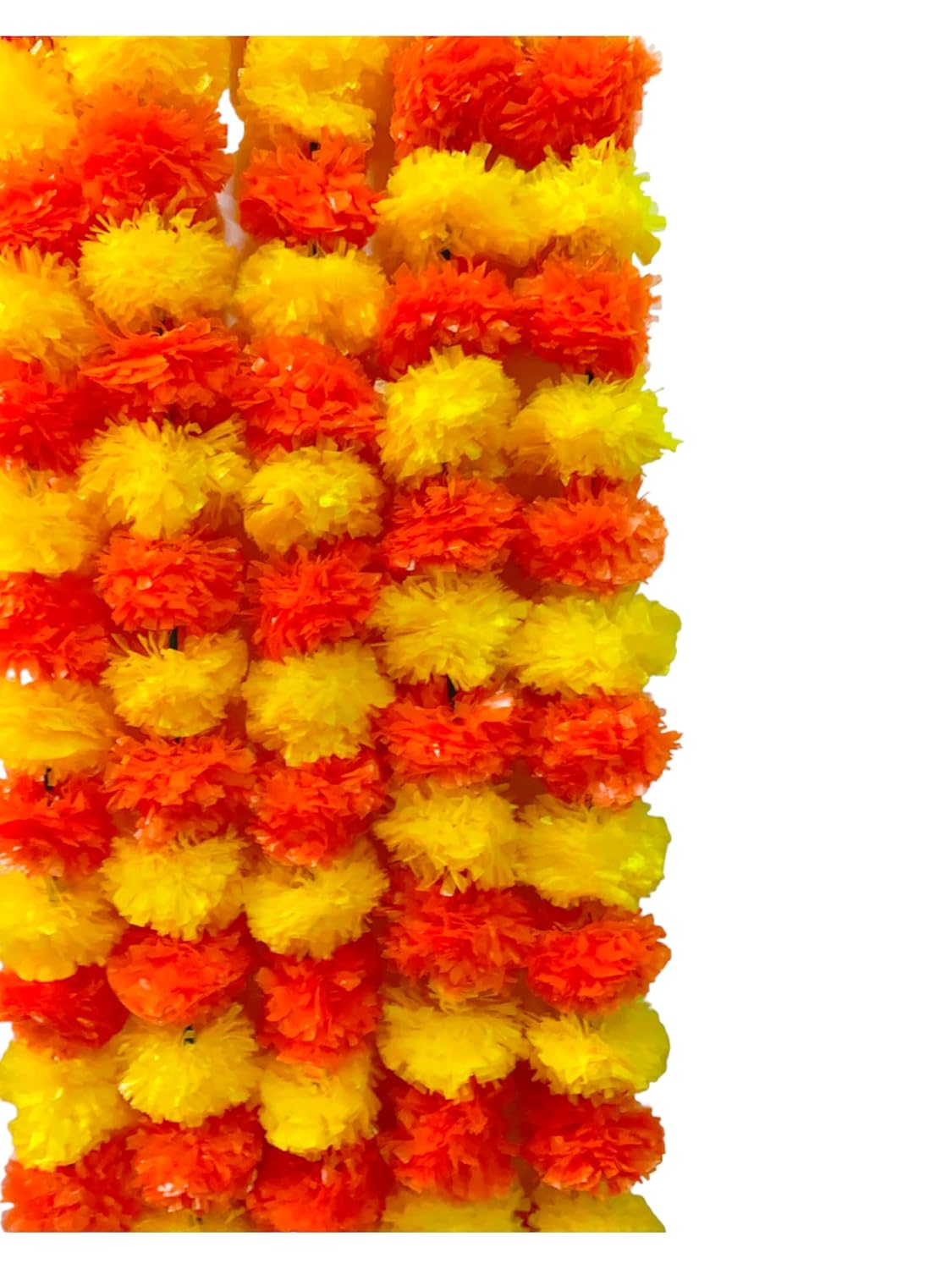 Buy SESONBY Set of 5 Genga Ladi Marigold Flowers Strings Genda Phool