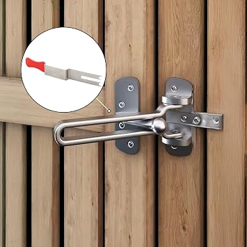FHC Emergency Access Tool, Stainless Steel Material, Stainless Steel Finish, Universal Door Unlock Design, Rubber Grip Sleeve for Service and Maintenance Applications