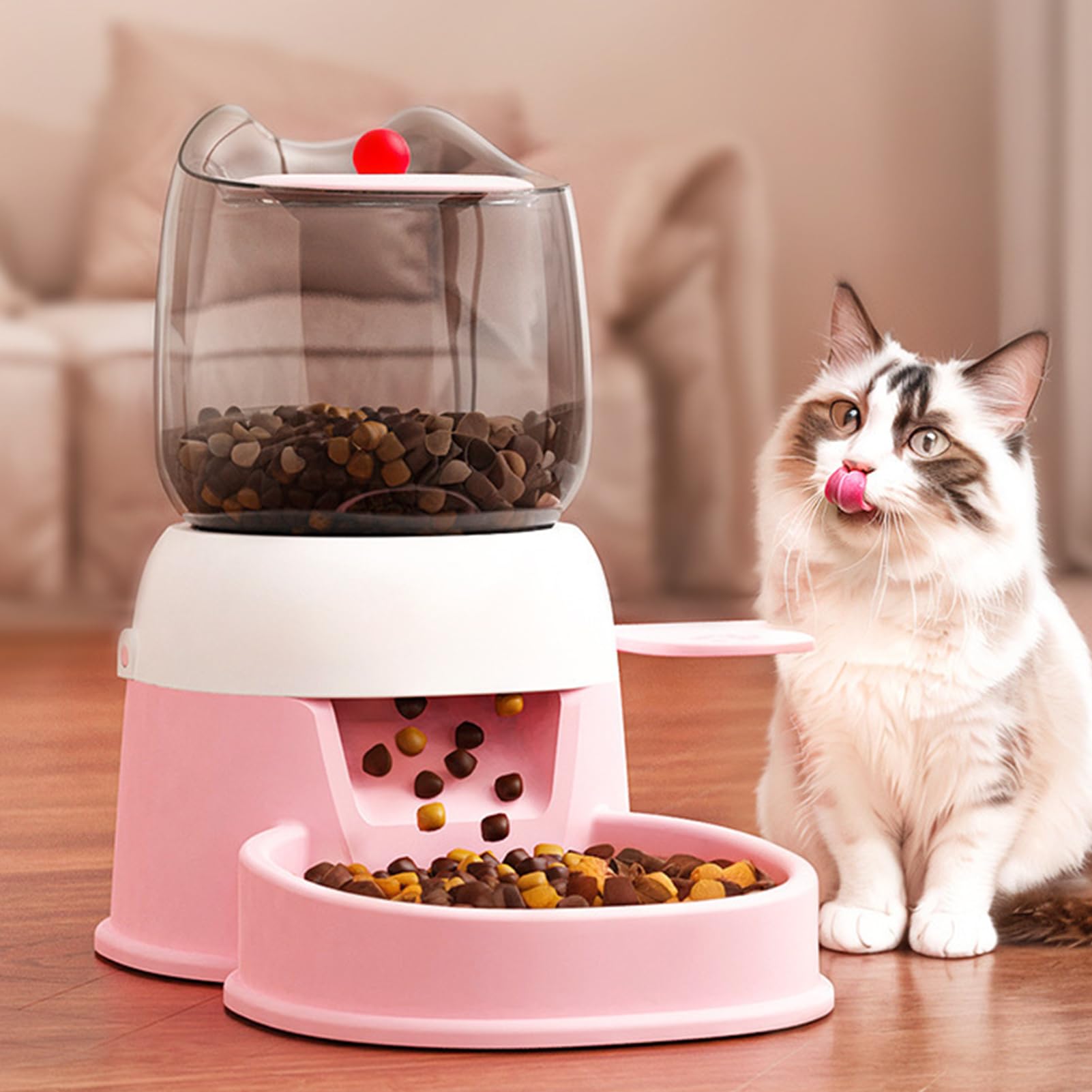 Automatyczny Dozownik Karmy dla Psów 2L Pojemnik Na Karmę Z Systemem