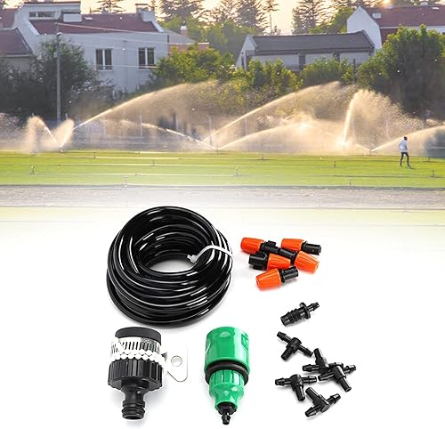 Fydun Automatic Micro Irrigation System Plant Wate Irrigation Kit Accessories for Garden Flower Bed Patio Lawn Automatic Micro Irrigation System for disponible en Yaxa Peru