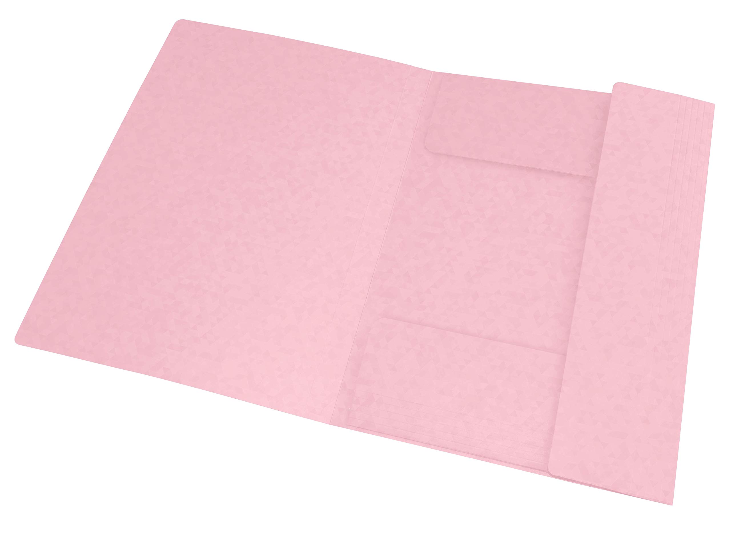 OXFORD Set di 50 camicie a 3 righe Top File + A4 con elastico, copertina cartacea, colore pastello