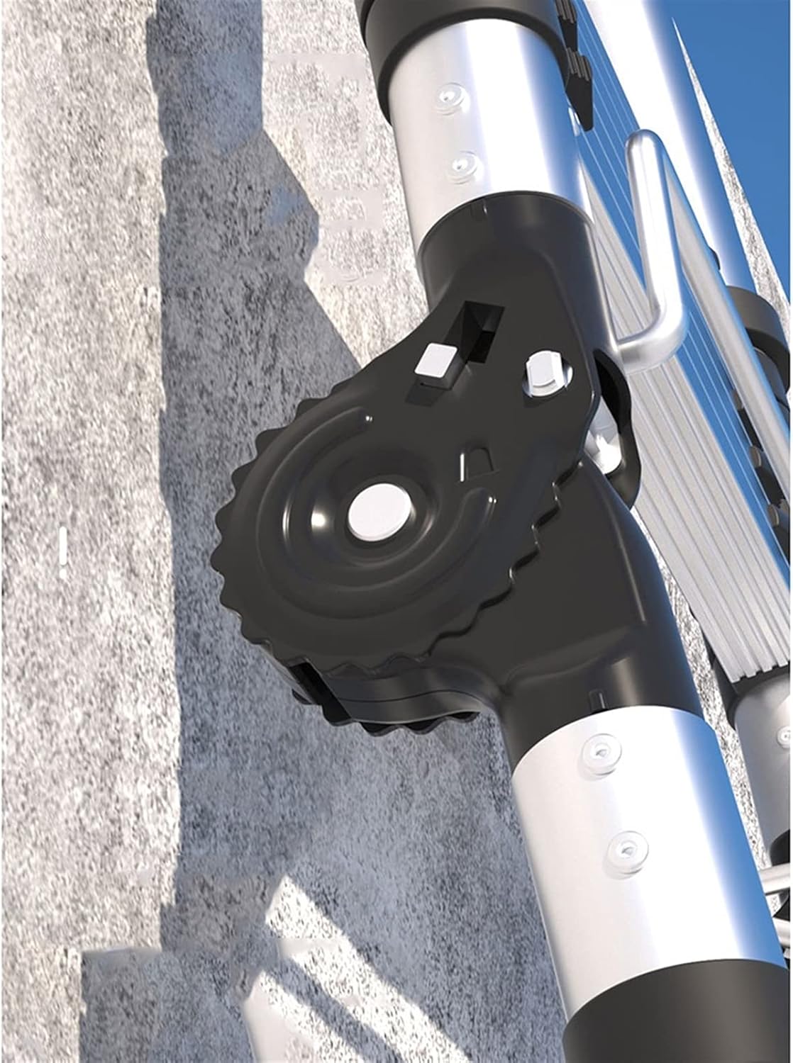 Ladders Telescopic Ladder,Extension Ladder, Multi Purpose Telescoping Extension Ladder A Frame Heavy Duty Aluminum Telescopic Step Ladder for Household Daily Engineering 330lb EN131 Certifie